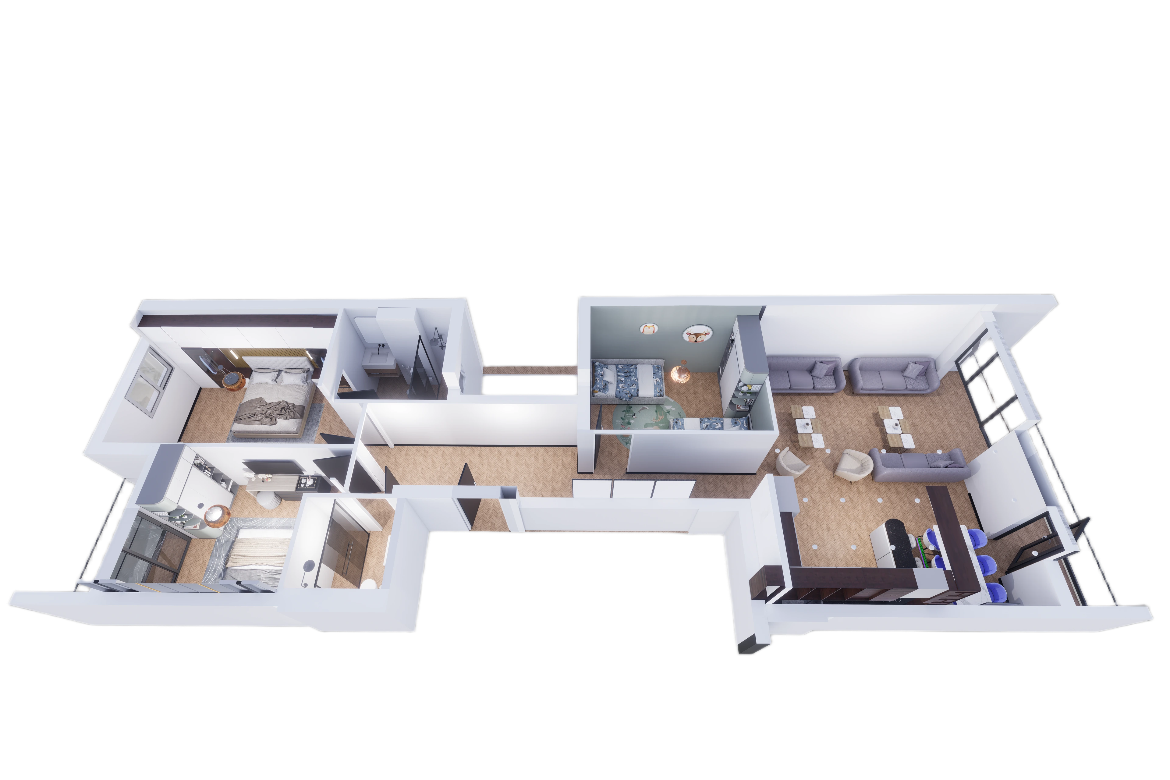 Duplex T4 — 9éme & 10éme Étage — Résidence HYPRO Blida
